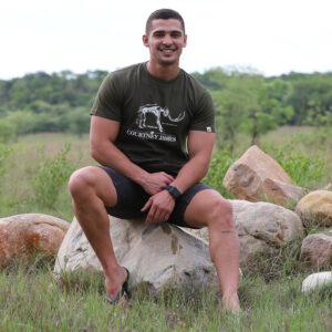 African Mammoth Crew Tee - Moss