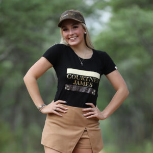 Dandelion and Gold Crew Tee - Sable
