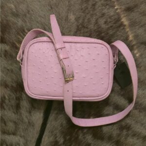 Sling Bag - Pink Ostrich